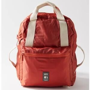 Lefrik Waterproof Foldaway Pocket Backpack in Orange
